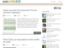 Tablet Screenshot of mozeiovako.com